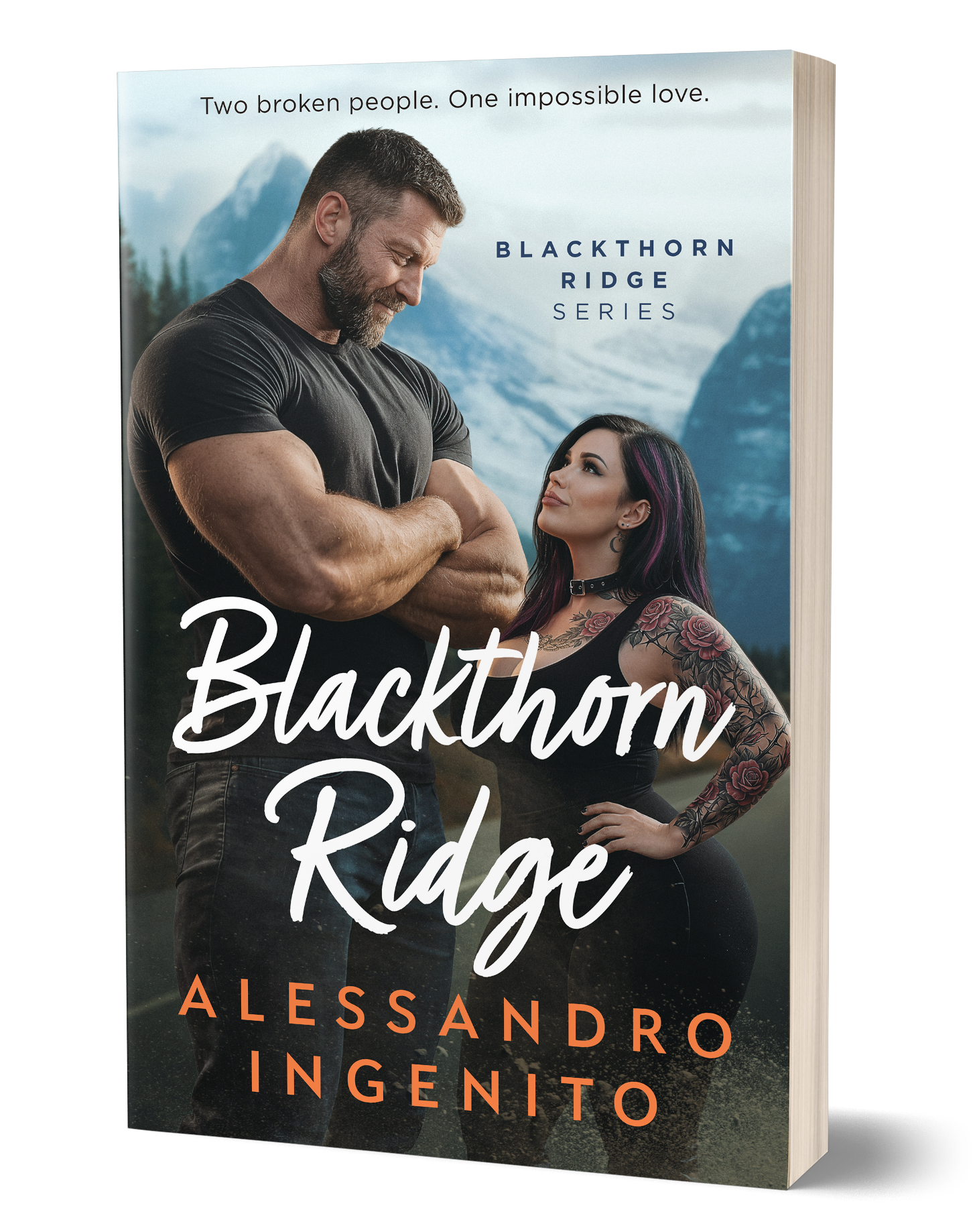 Blackthorn Ridge by Alessandro Ingenito — paperback cover shown at an angle.